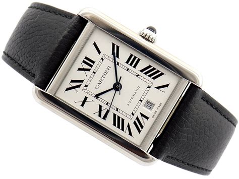 cartier tank solo chrono24|pre owned cartier tank watches.